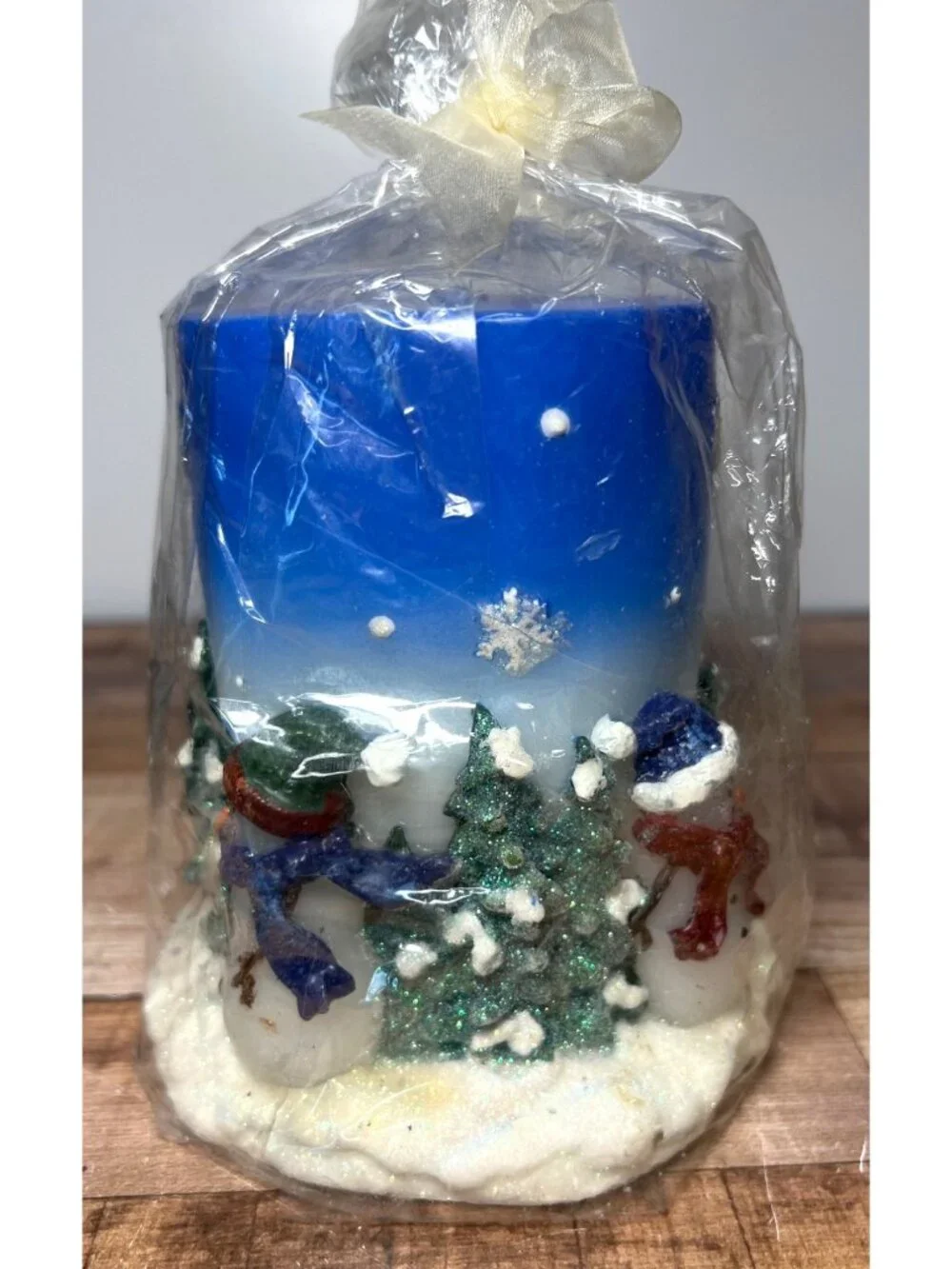 Snowman & Tree Winter Candle Décor